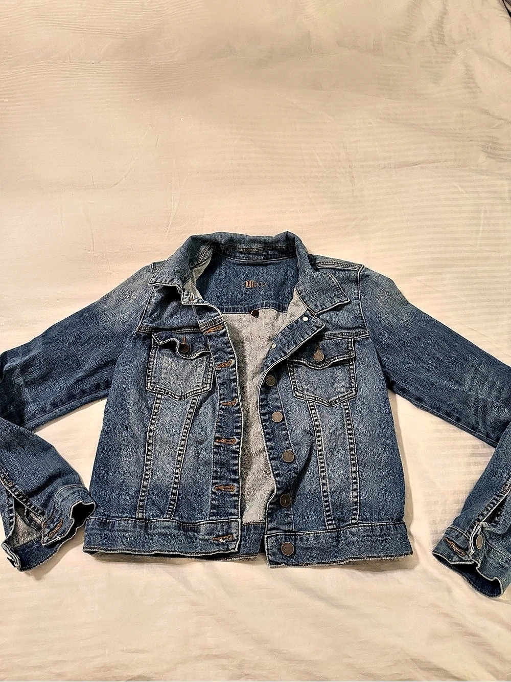 Kut from the Kloth Denim Jacket in Blue Like New